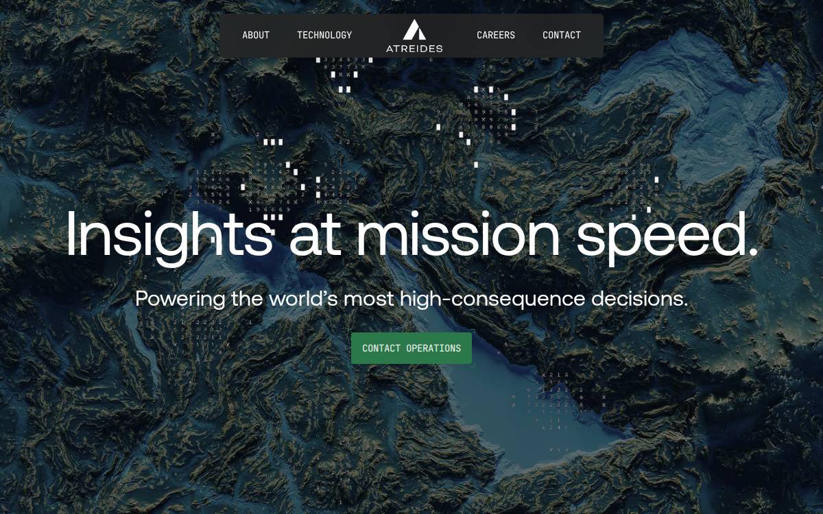 Atreides website preview
