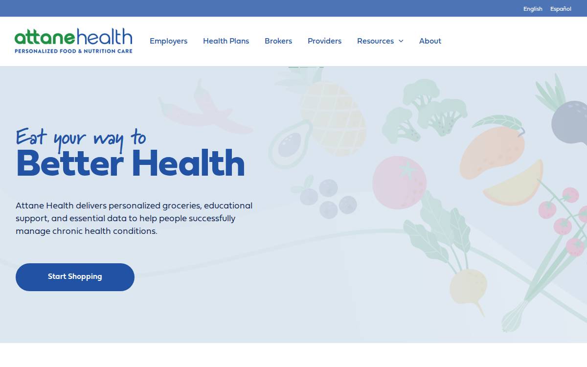 Attane Health website preview