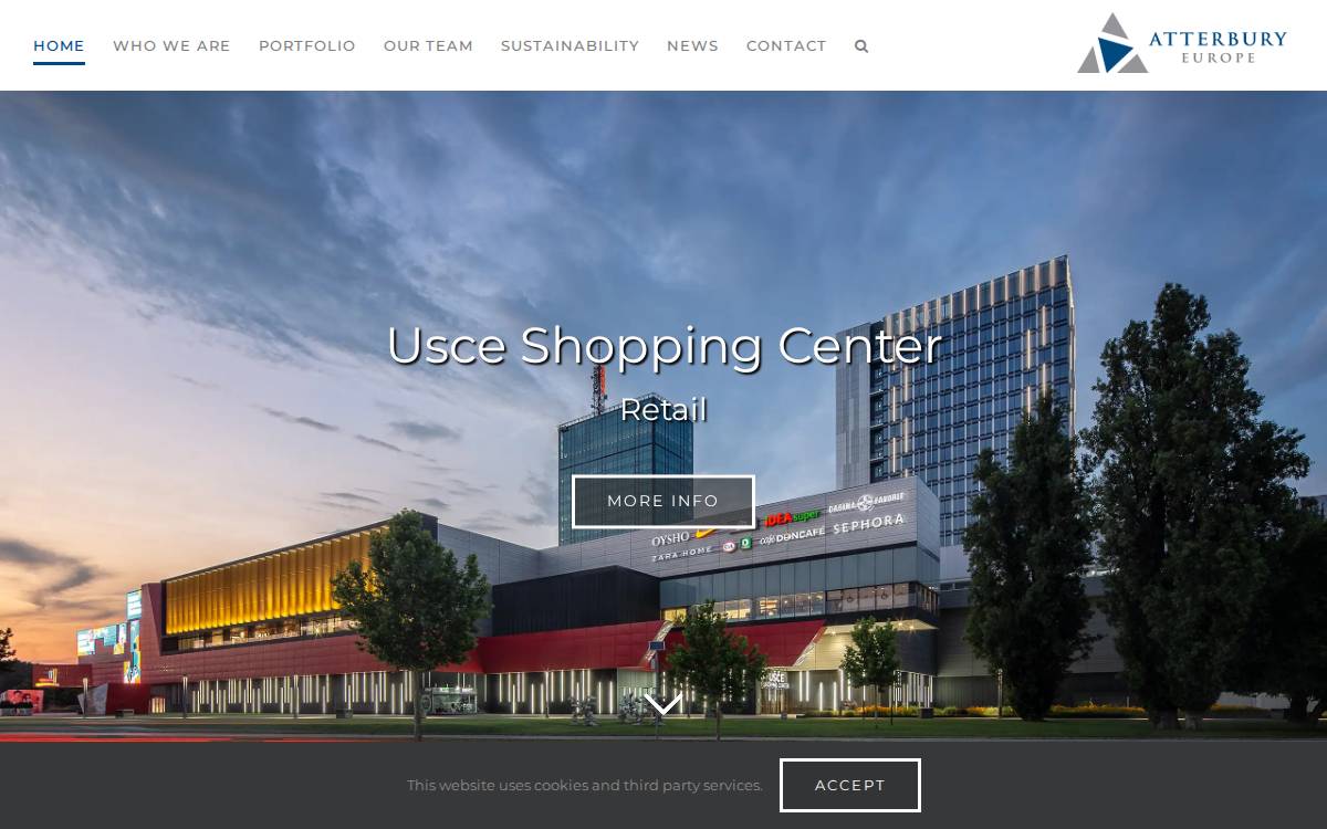 Atterbury Europe Pallidus website preview