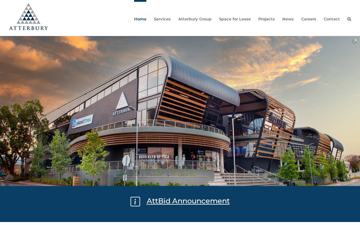 Atterbury website preview