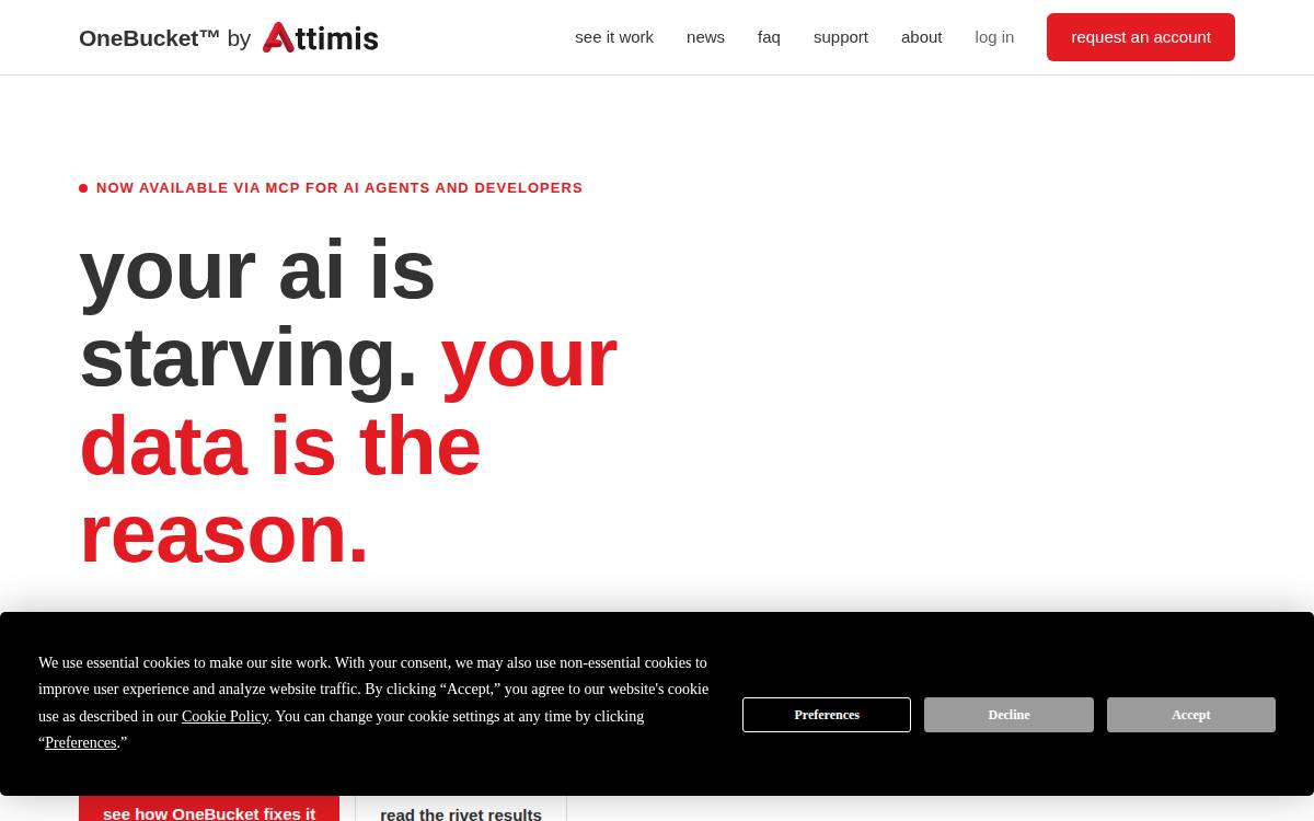 Attimis website preview