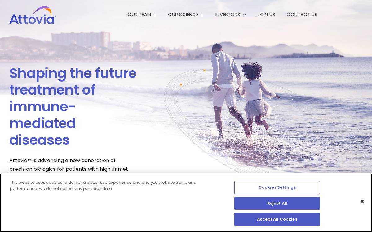 Attovia Therapeutics website preview
