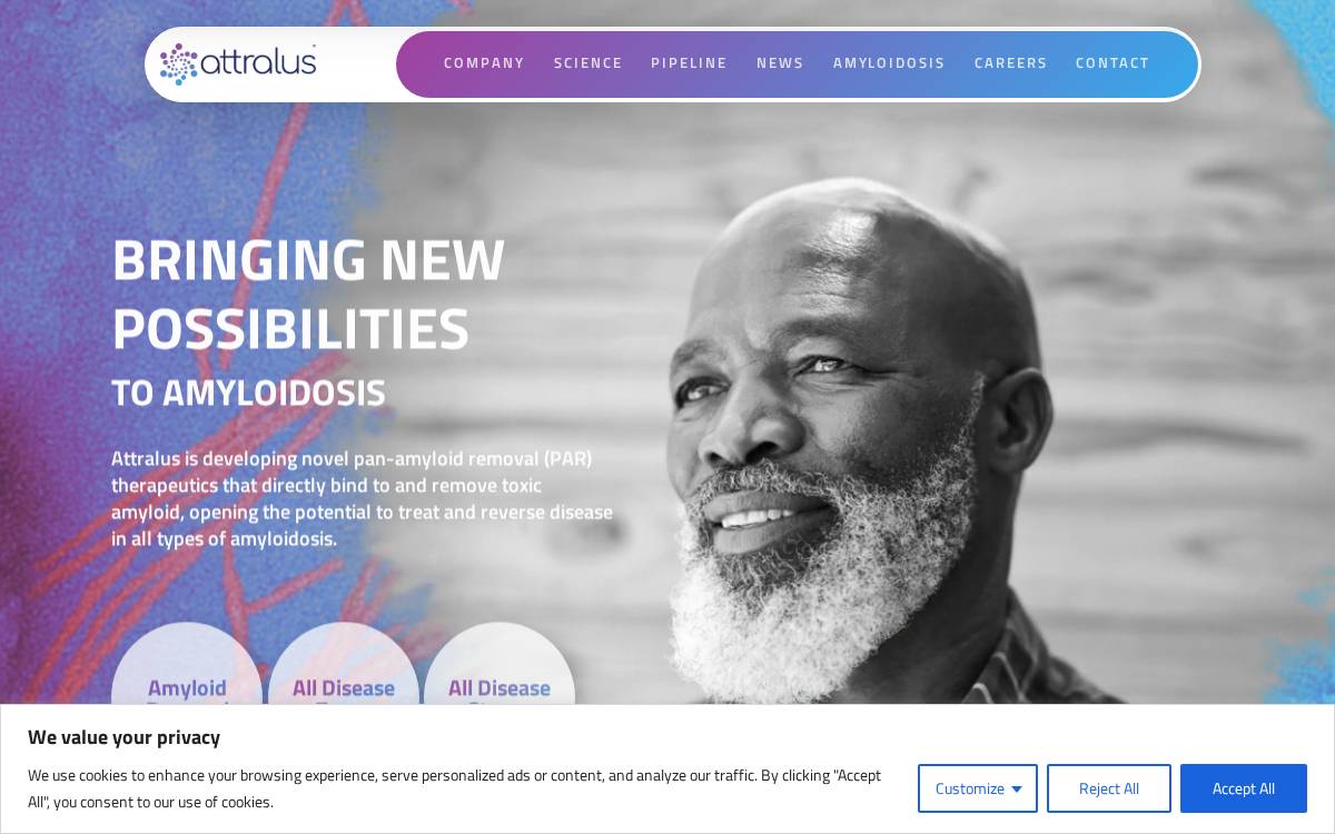 Attralus website preview