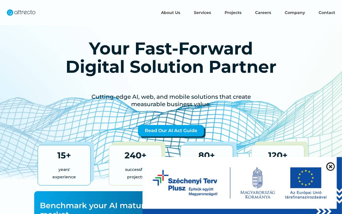 Attrecto website preview