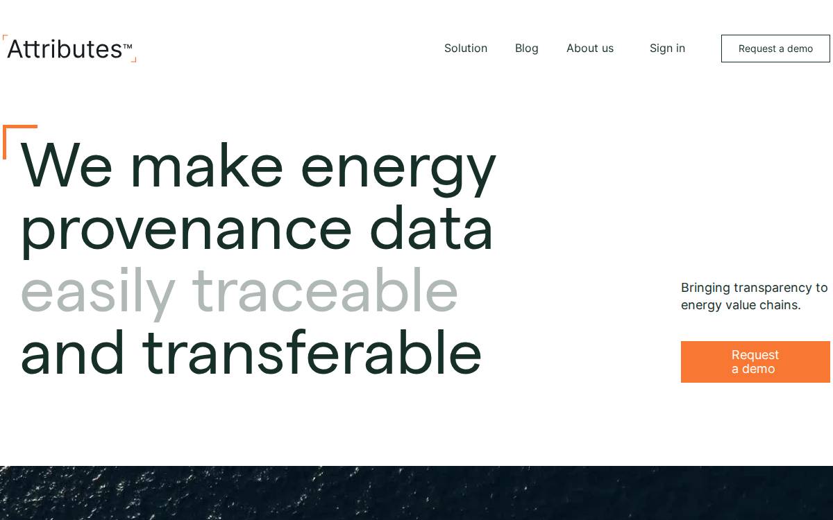 Attributes website preview