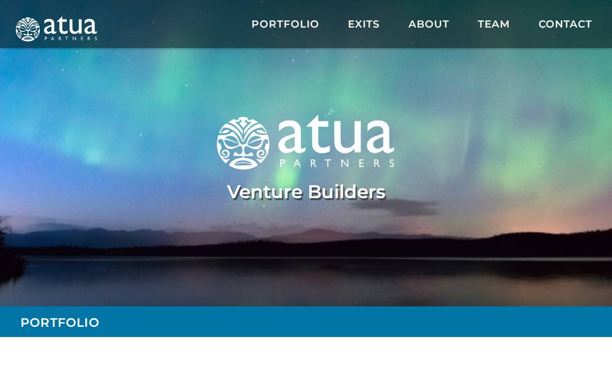 Atua Partners website preview
