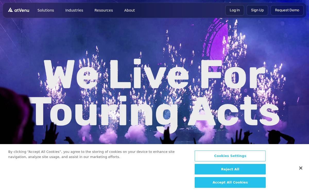 AtVenu website preview