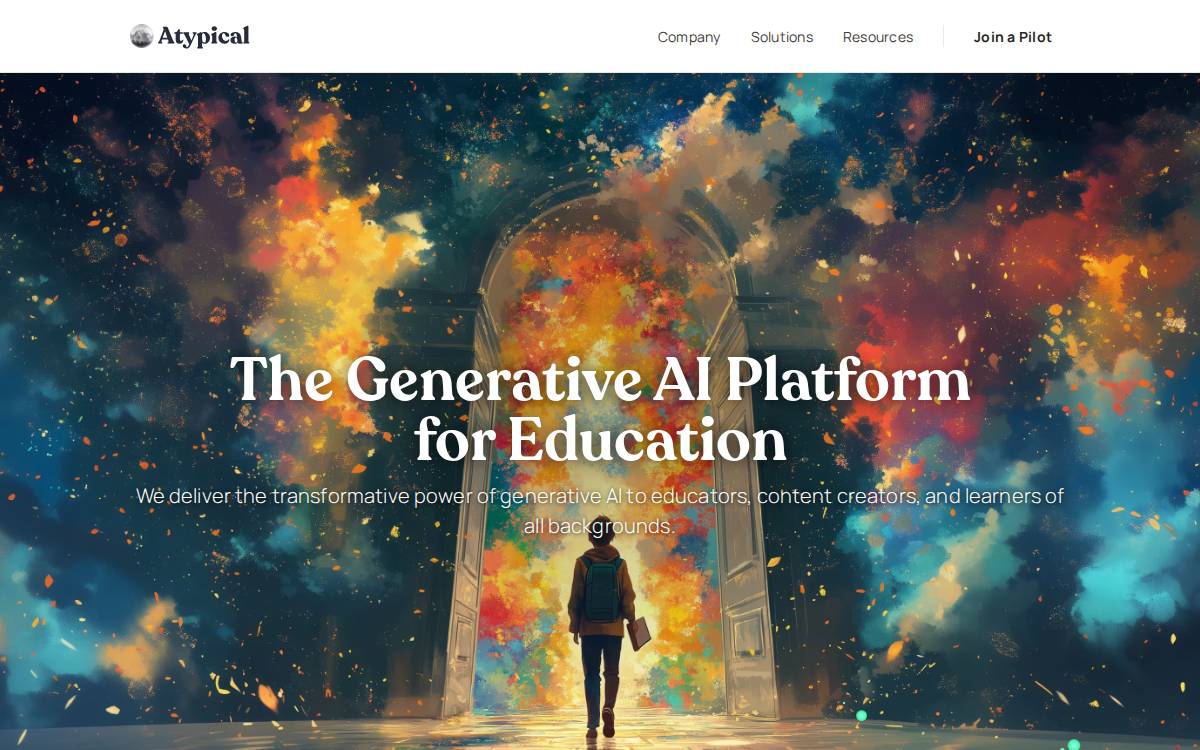 Atypical AI website preview