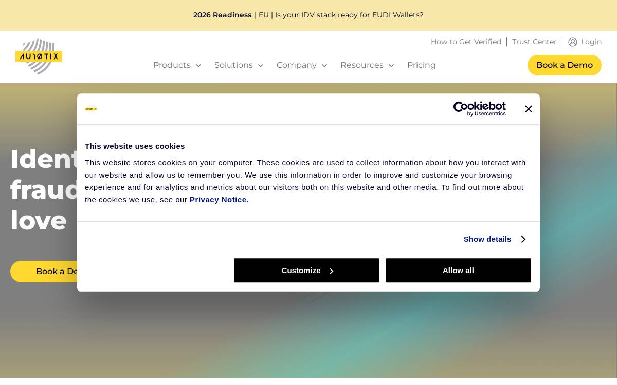 AU10TIX website preview