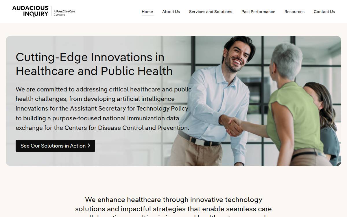 Audacious Inquiry website preview
