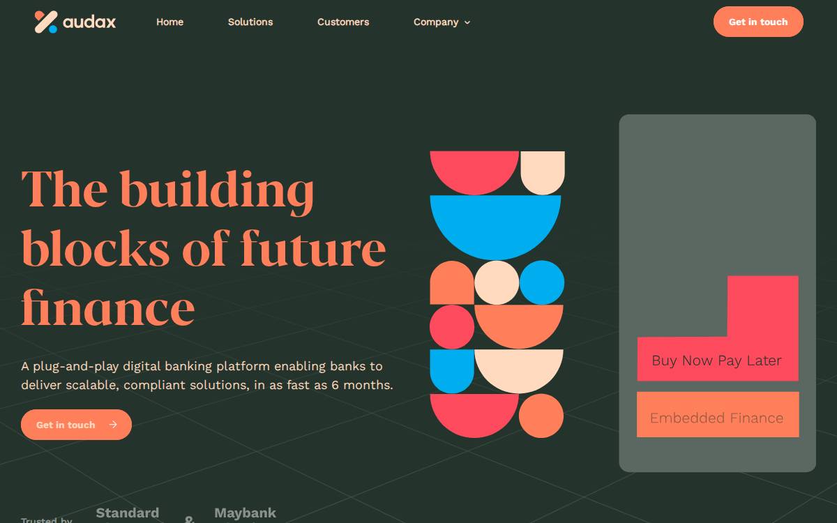 Audax website preview