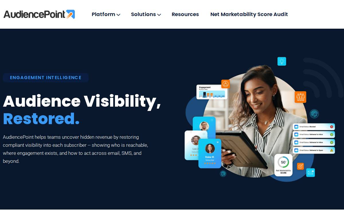 AudiencePoint website preview
