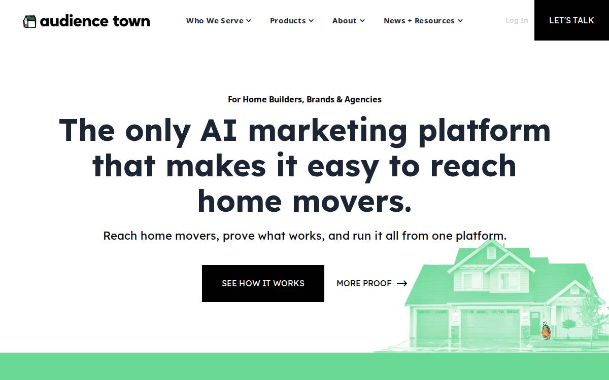 Audience Town website preview