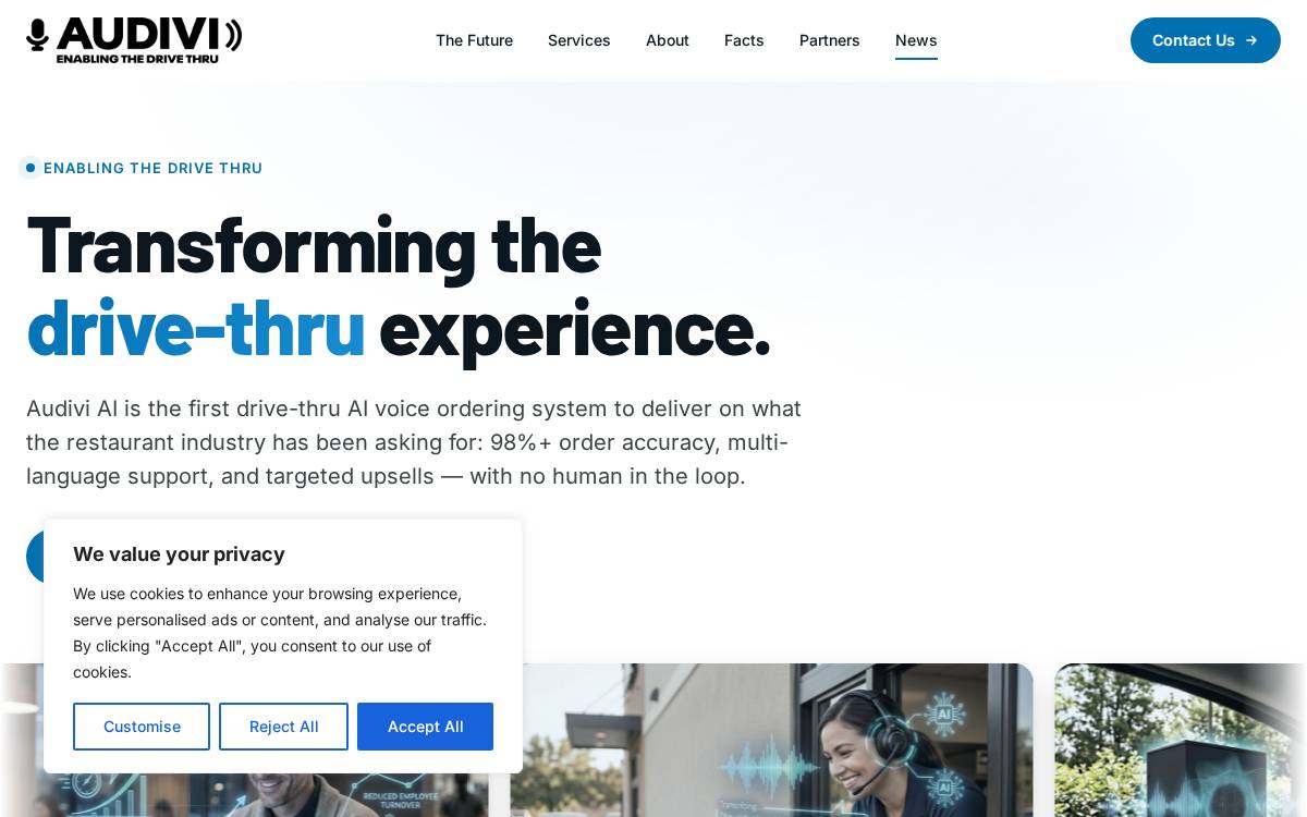 Audivi website preview