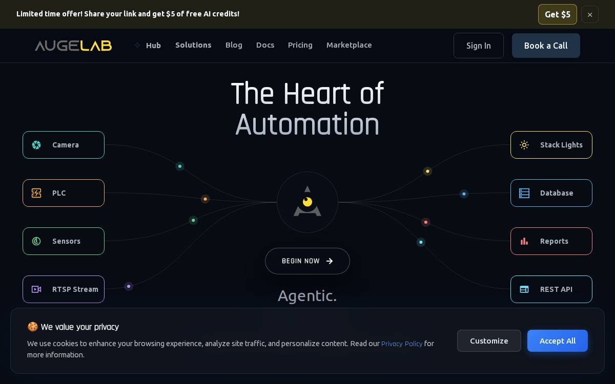 AugeLab website preview