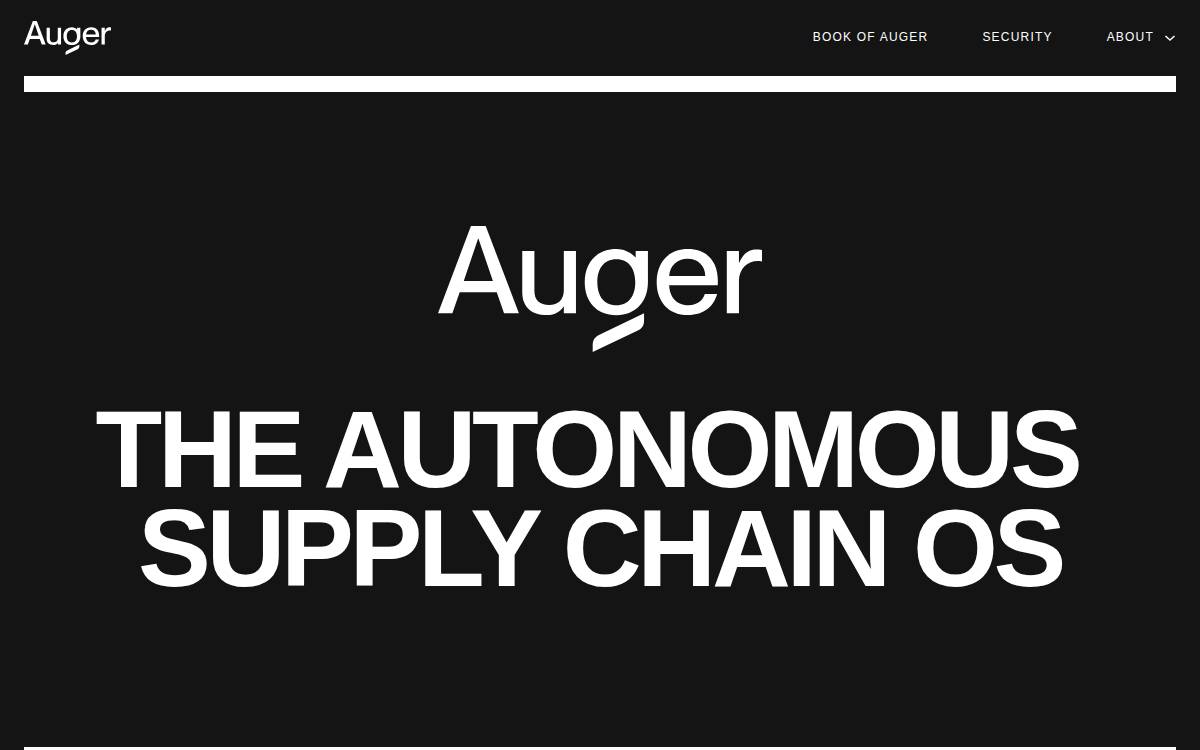 Auger website preview