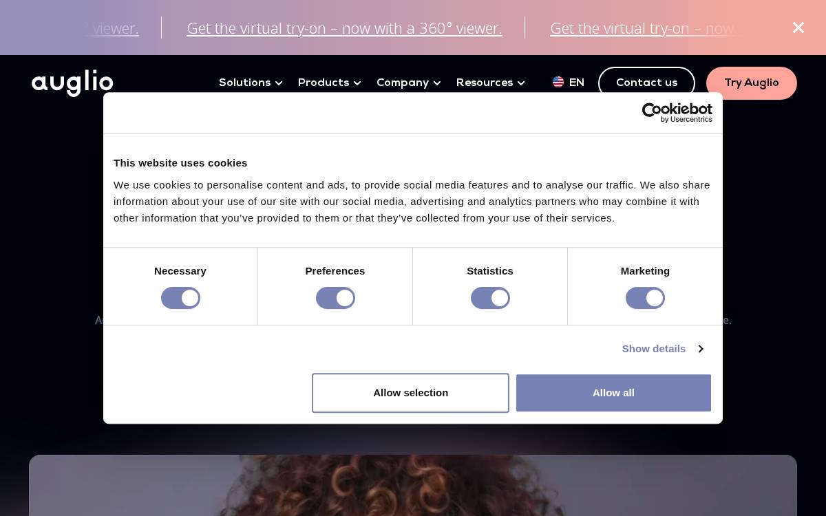 Auglio website preview