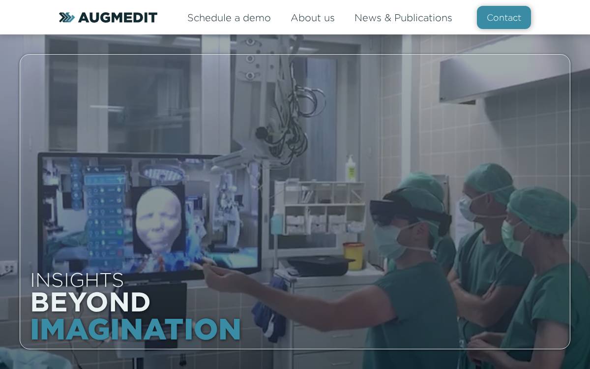 Augmedit website preview