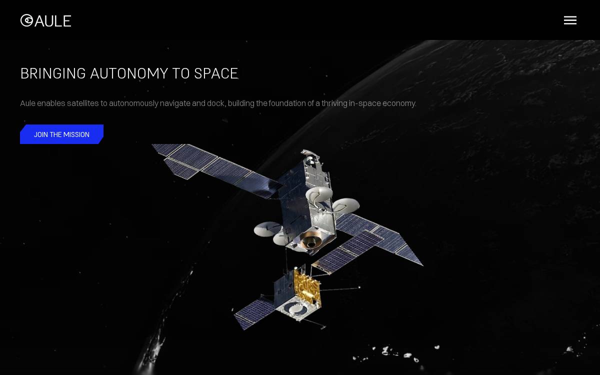 Aule Space website preview