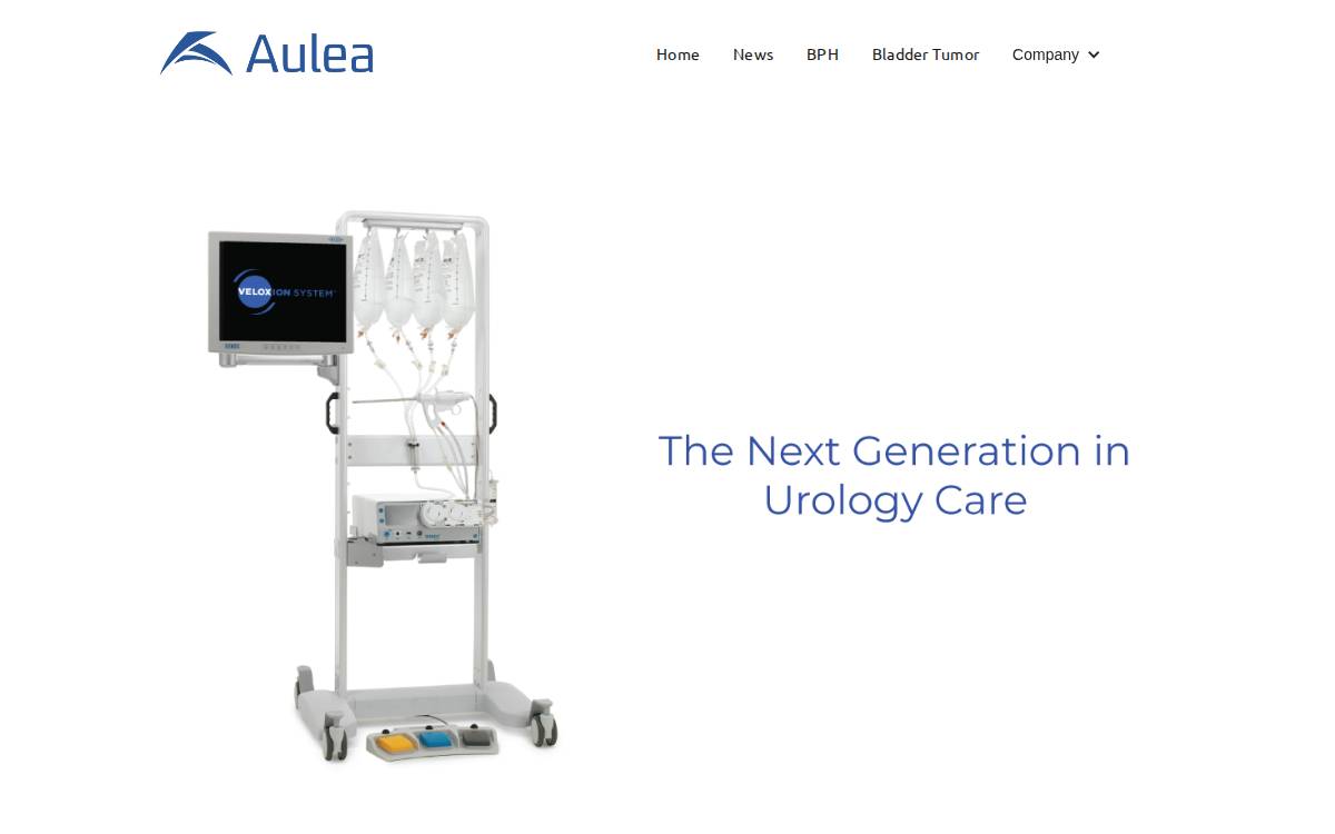 Aulea Medical website preview