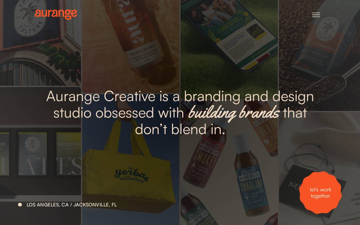 Aurangecreative website preview