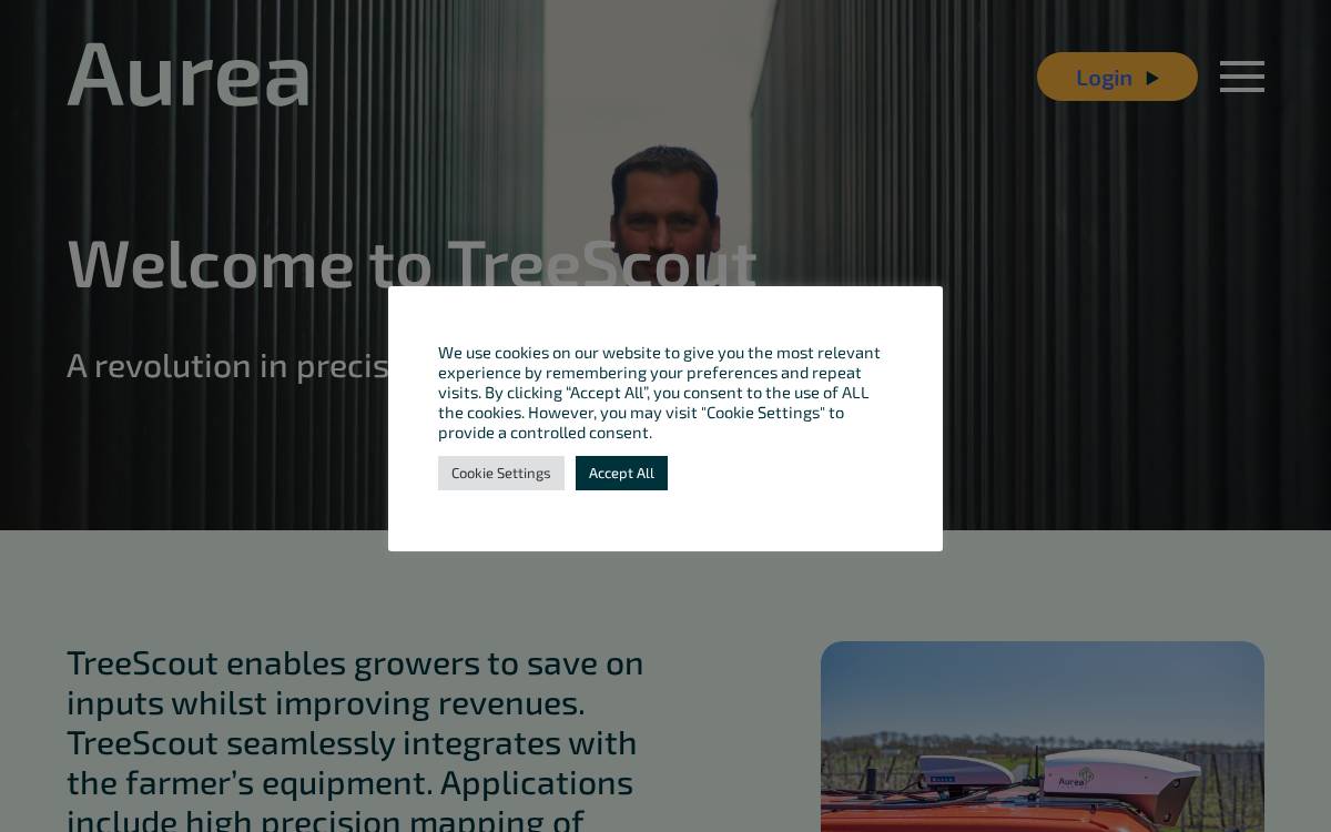 Aurea Imaging website preview
