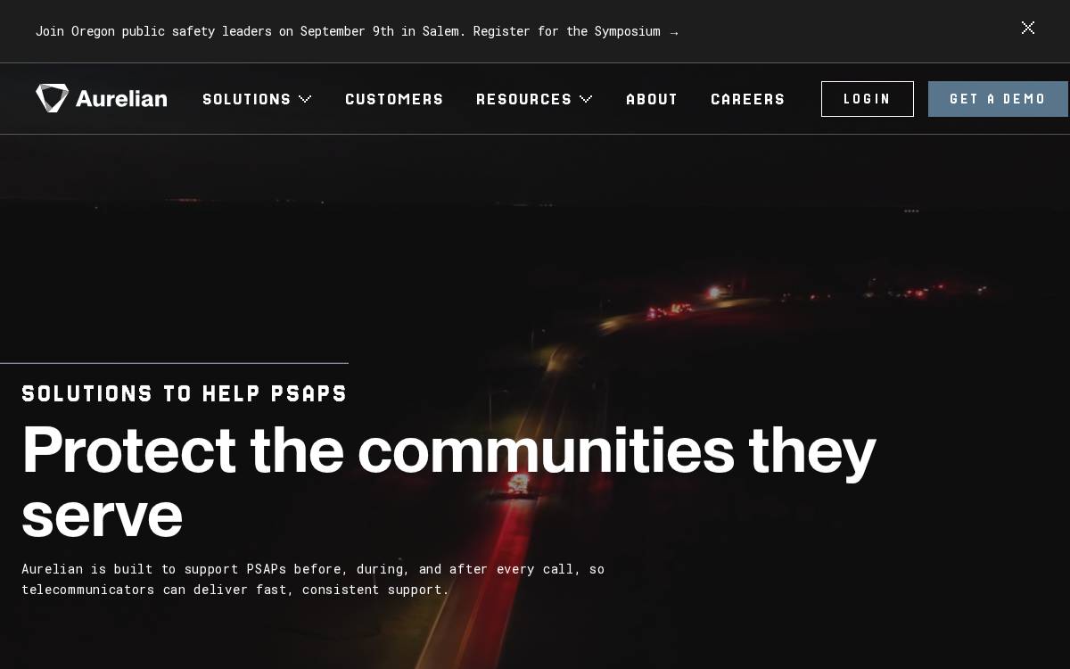 Aurelian website preview