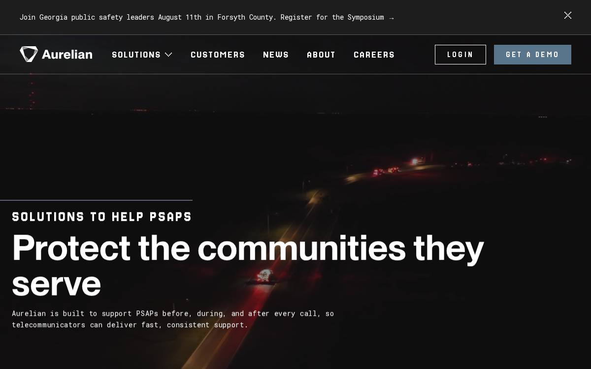Aurelian website preview