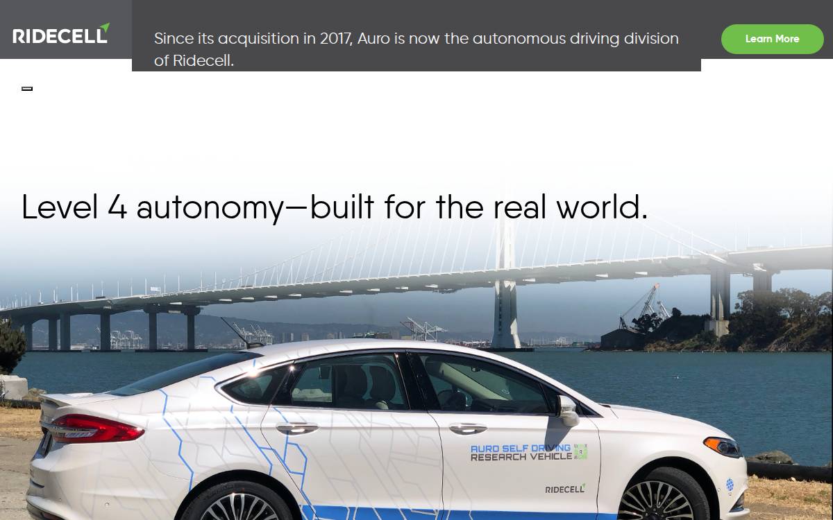 Auro Robotics website preview