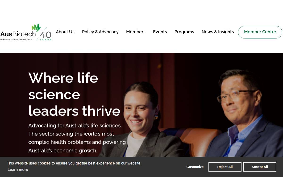 Ausbiotech website preview