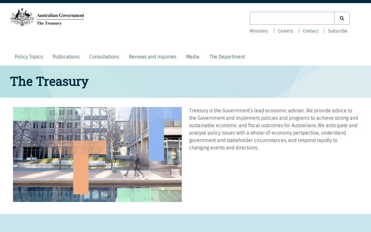 Australian Centre for Evaluation website preview