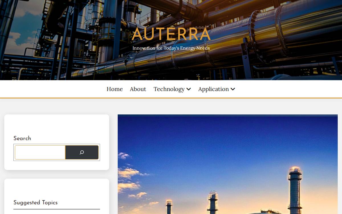 Auterrainc website preview