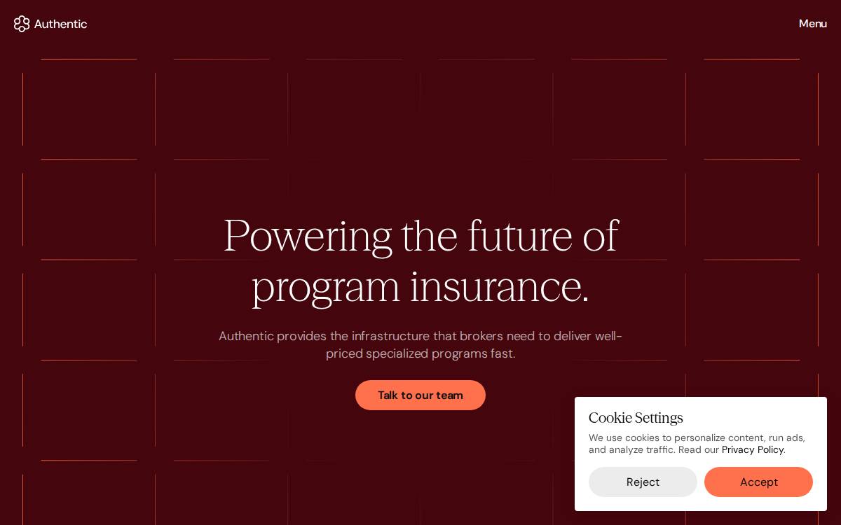 Authentic website preview