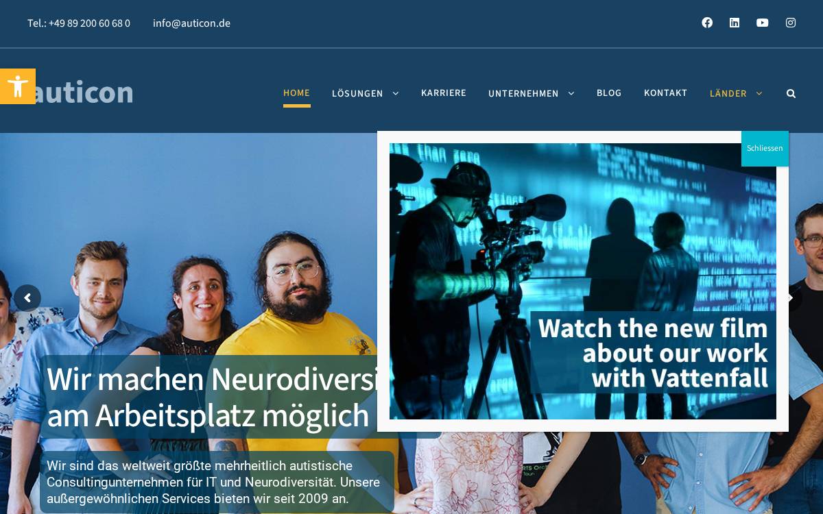 auticon website preview