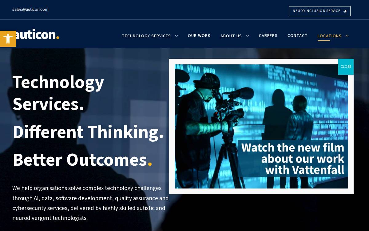 auticon website preview