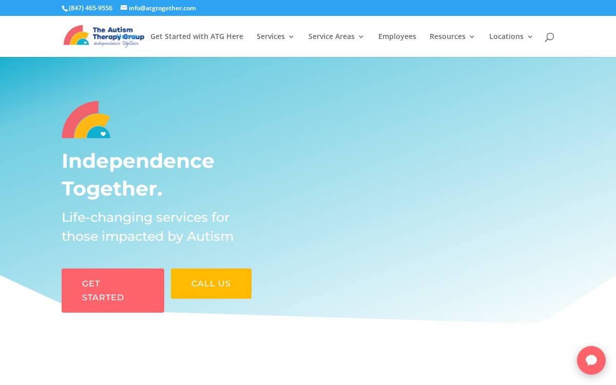 Autism Home Support Services website preview