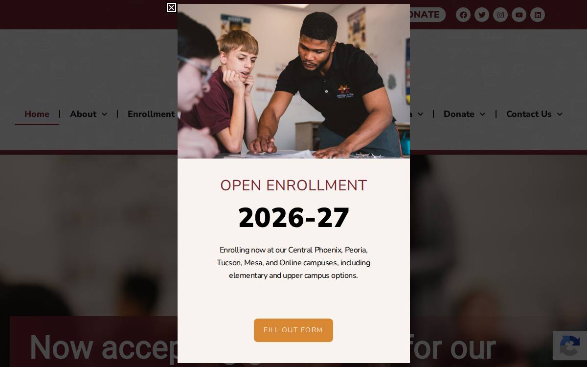 Autismcharter website preview
