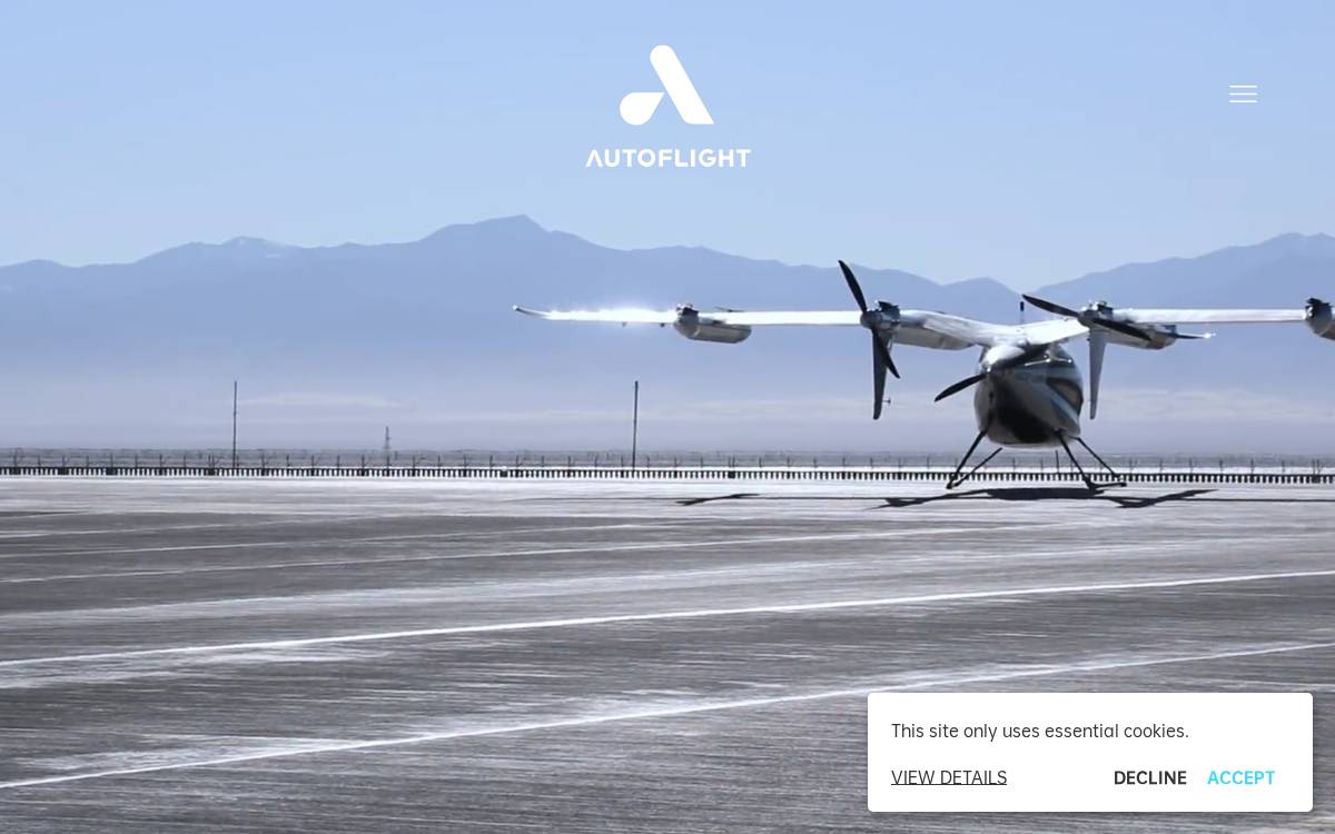 Autoflight website preview