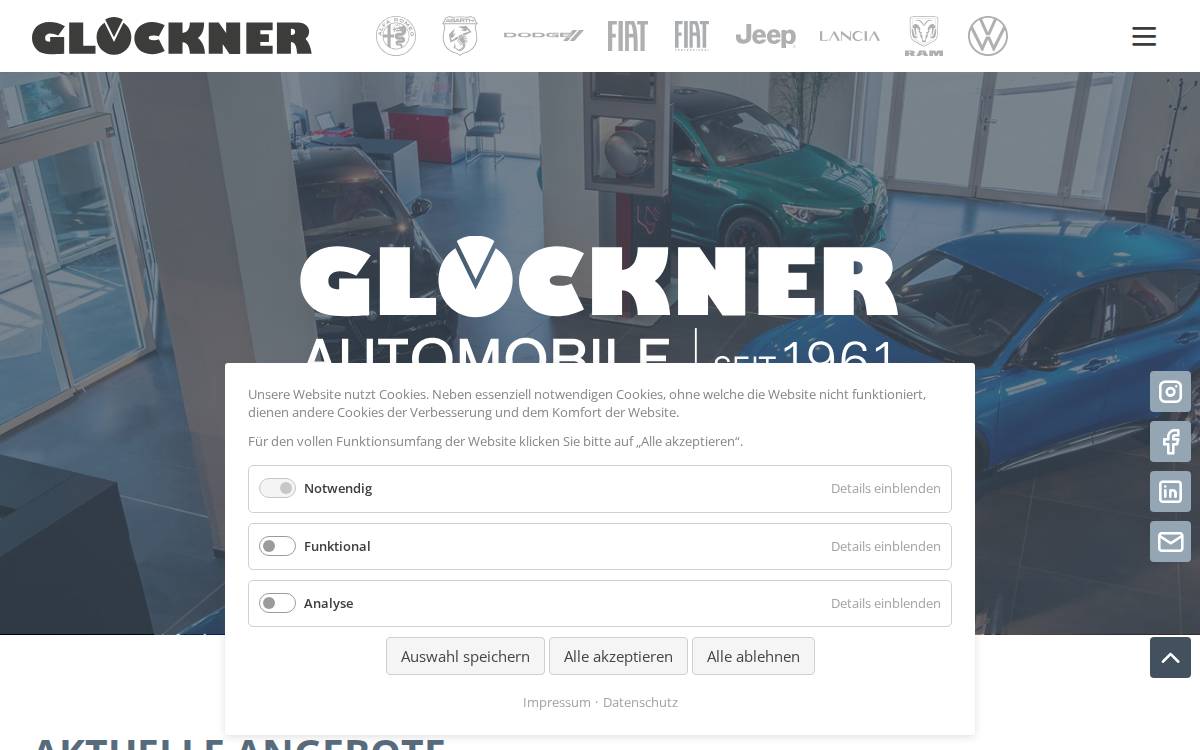 Autohaus Glöckner website preview