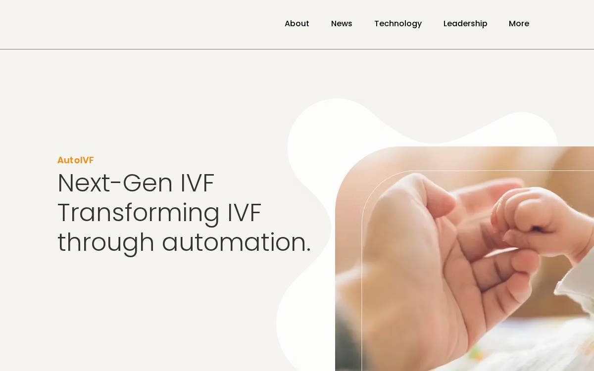 AutoIVF website preview