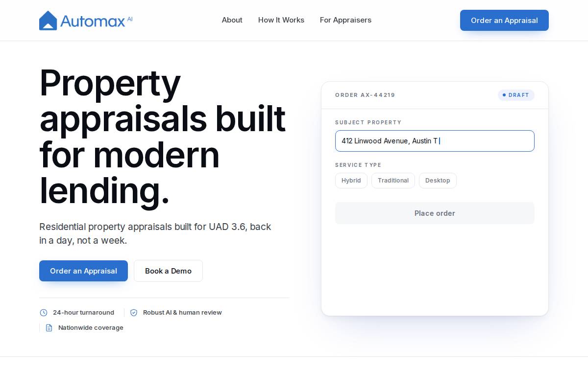 Automax.ai website preview