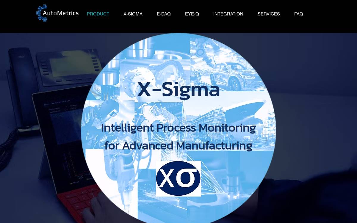 AutoMetrics website preview