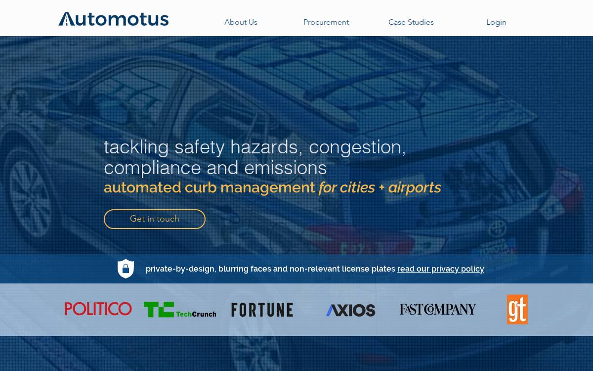 Automotus website preview
