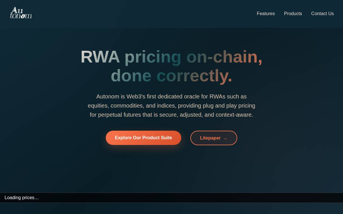 Autonom website preview