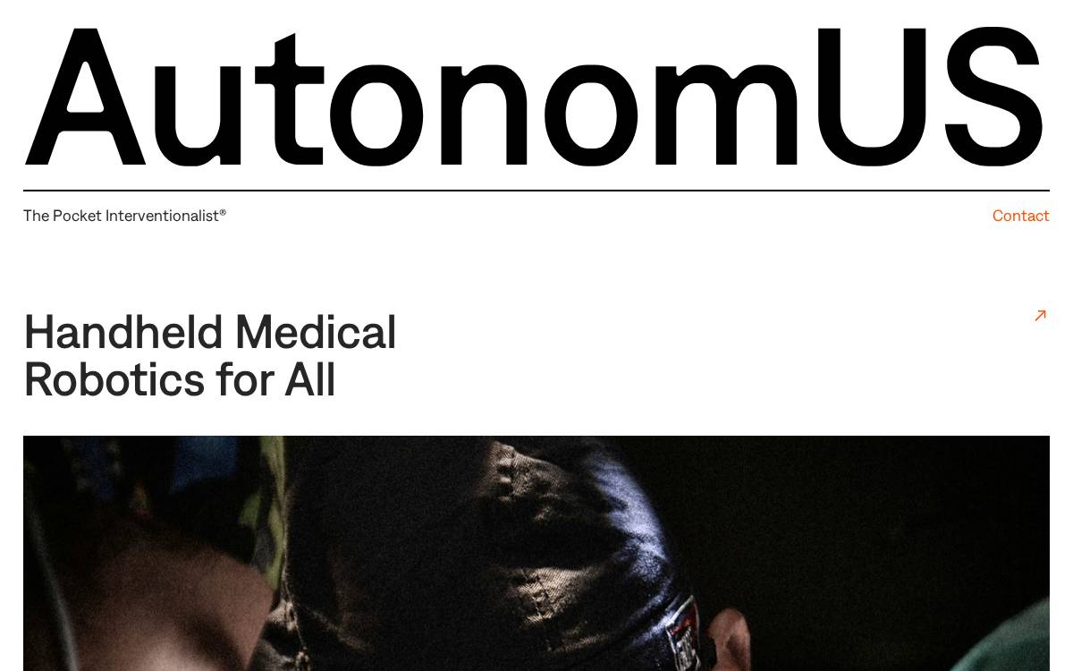 Autonomus website preview