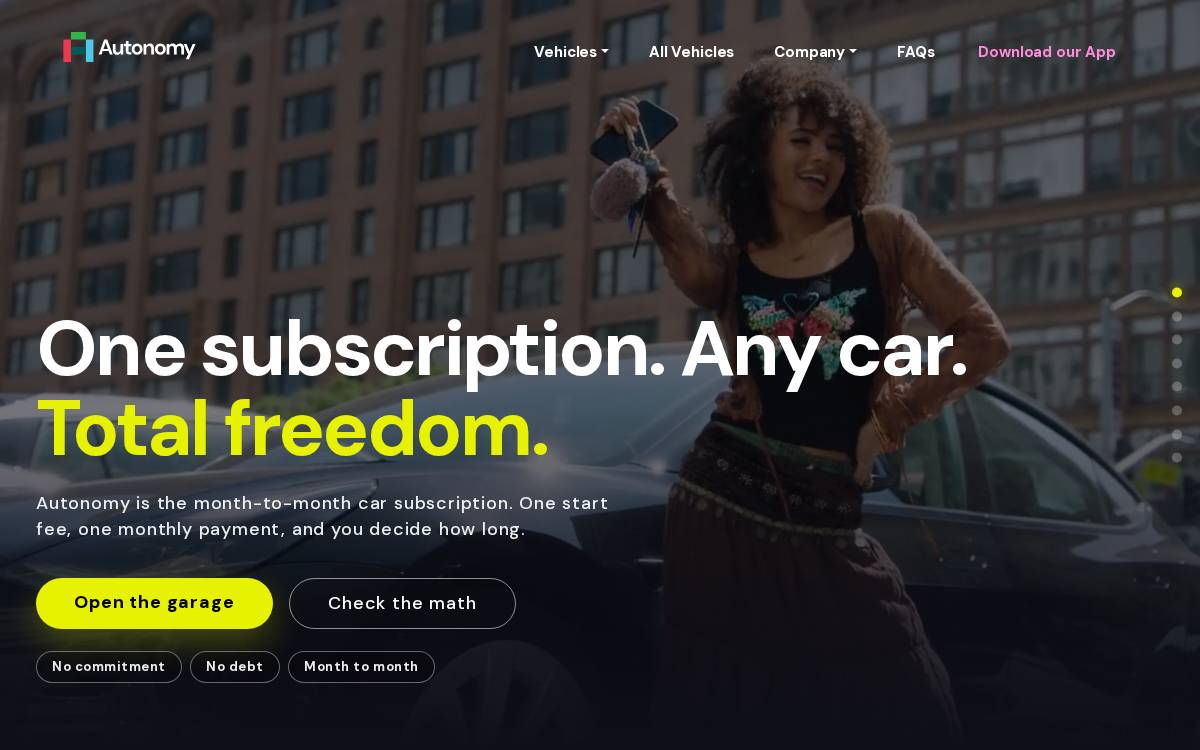 Autonomy fka NXCR website preview