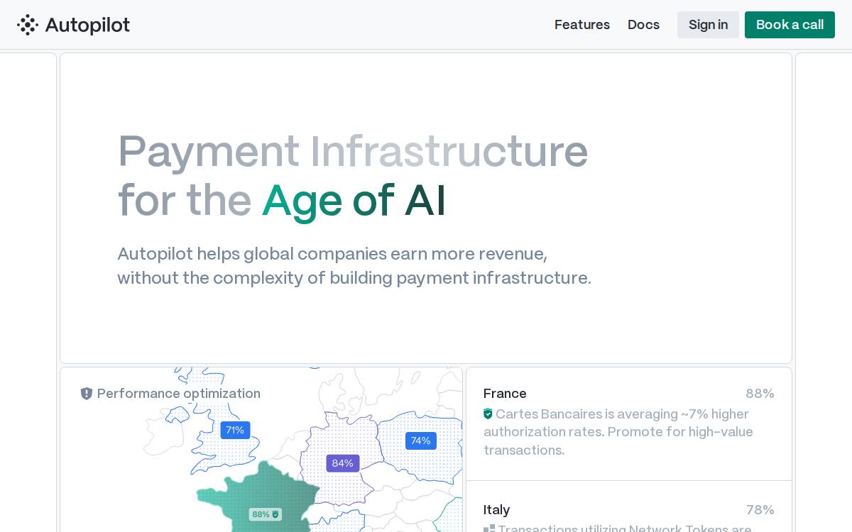 Autopilot website preview