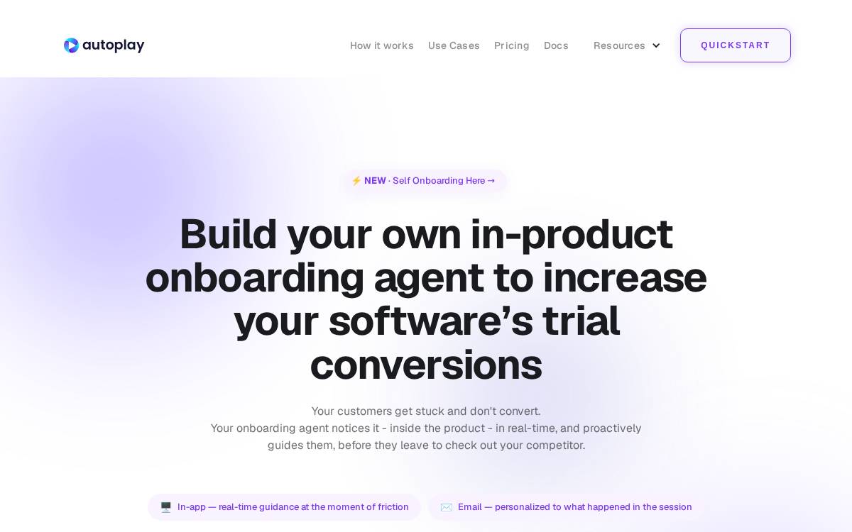 Autoplay website preview