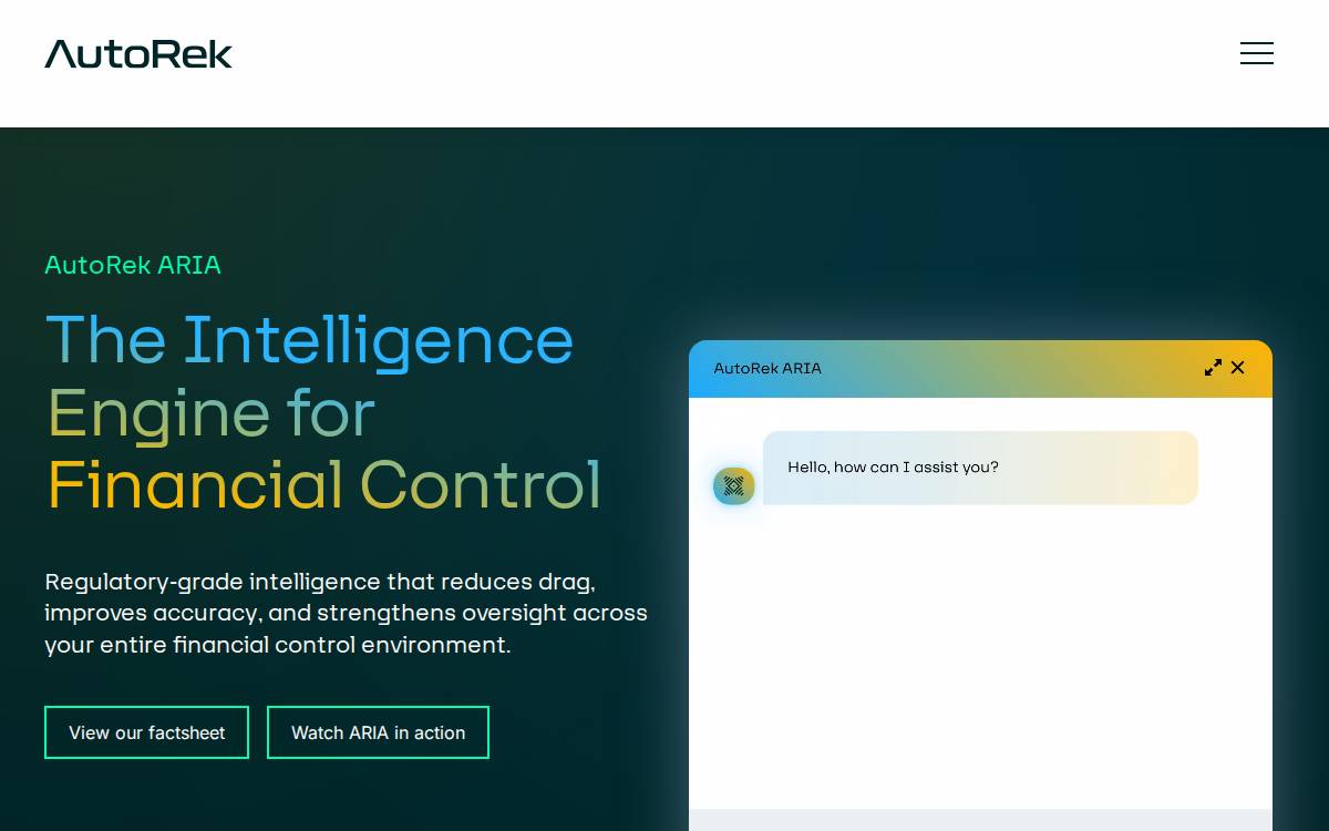 AutoRek website preview