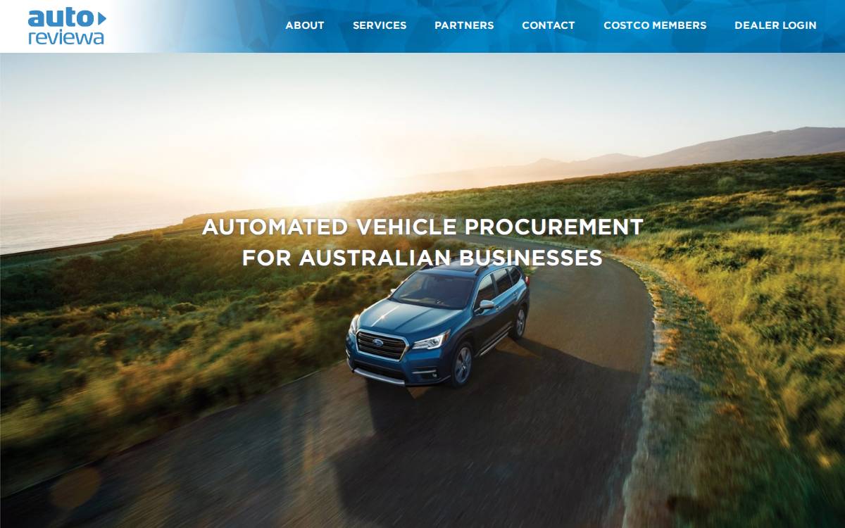 Autoreviewa website preview